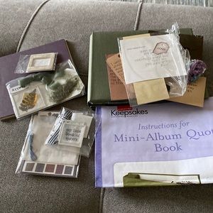 Mini scrapbook album